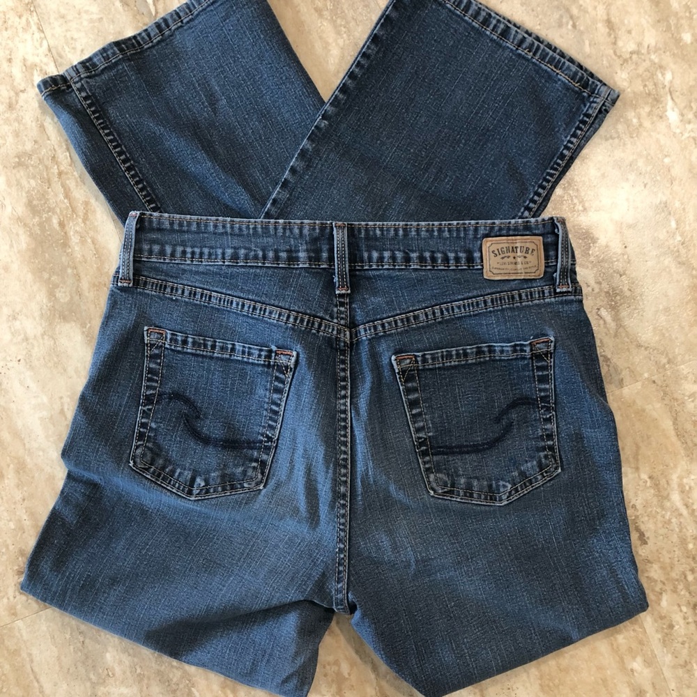 Levi Strauss Signature “At Waist” Bootcut jeans ~Ladies 12